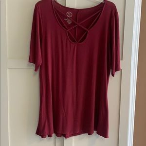 Maurices 24/7 Short Sleeve Tunic
